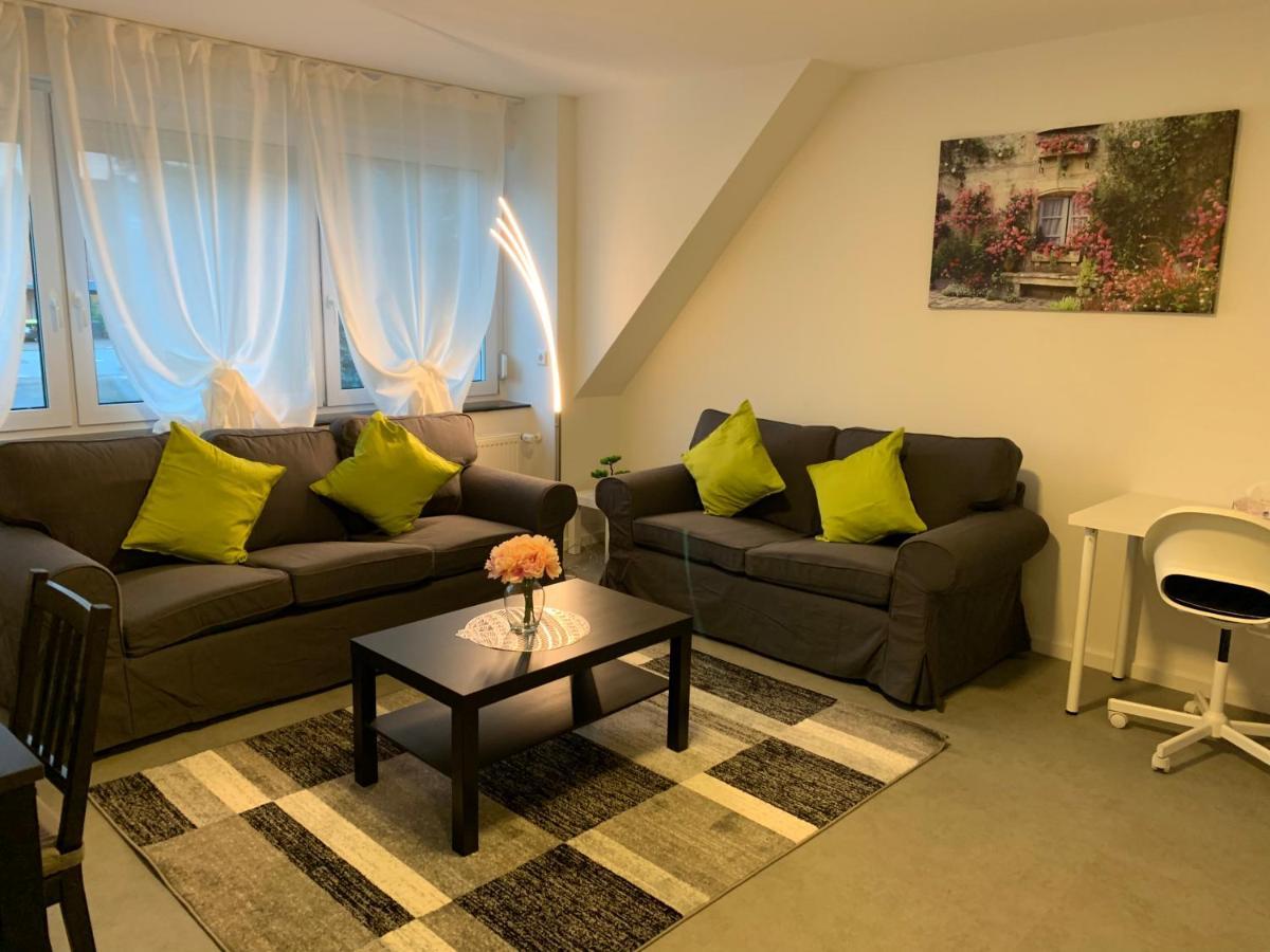 Cityapartment Platinum Mit Balkon Bzw,Terrasse Bielefeld Bagian luar foto