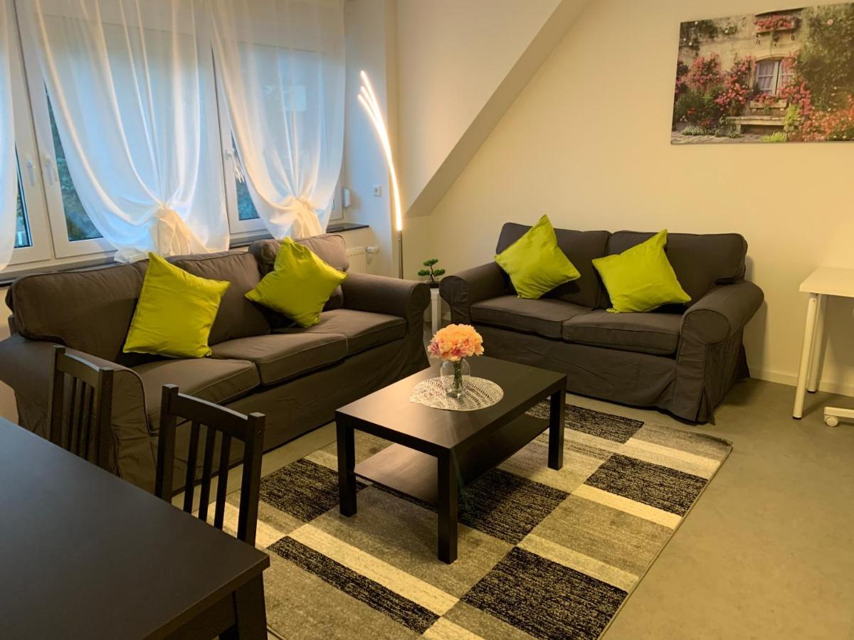 Cityapartment Platinum Mit Balkon Bzw,Terrasse Bielefeld Bagian luar foto