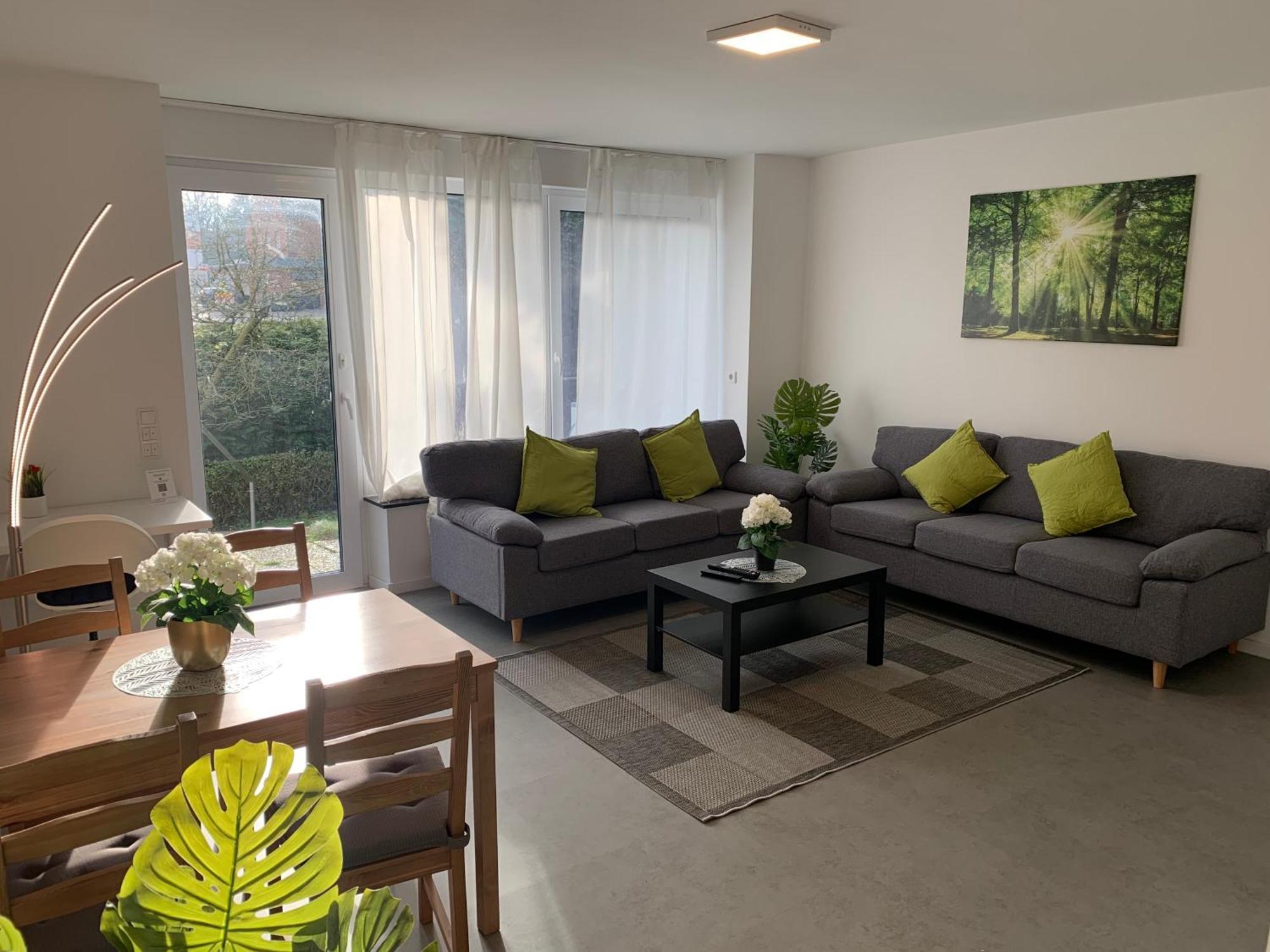 Cityapartment Platinum Mit Balkon Bzw,Terrasse Bielefeld Bagian luar foto